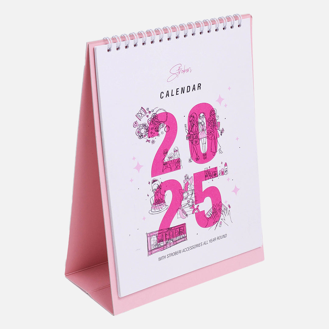 Stroberi Desk Calendar 2025