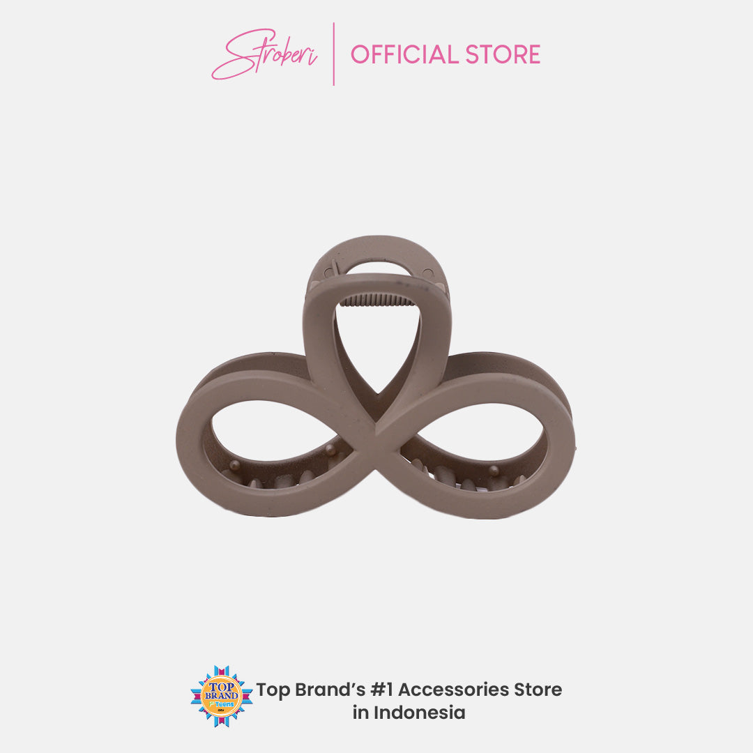 Stroberi Doff Simple Bow Hair Clip