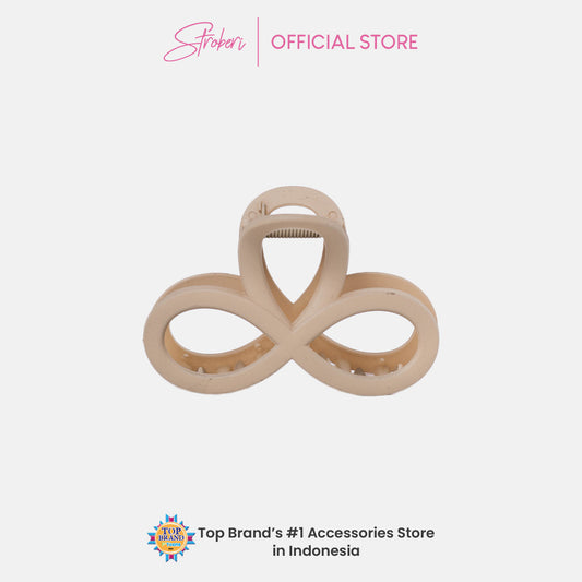 Stroberi Doff Simple Bow Hair Clip