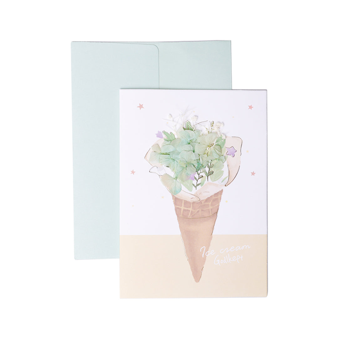 Stroberi Greeting Card Cone