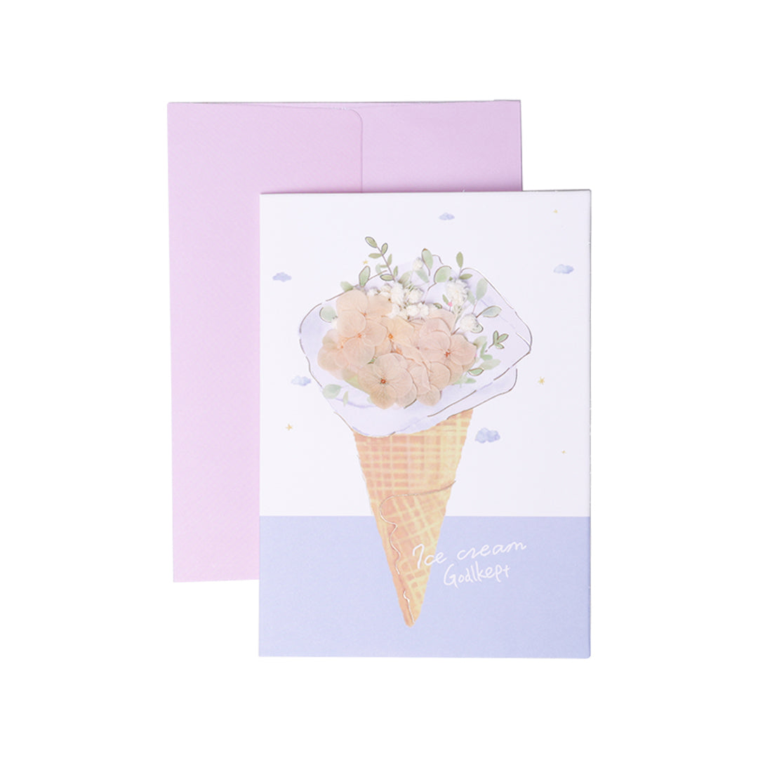 Stroberi Greeting Card Cone