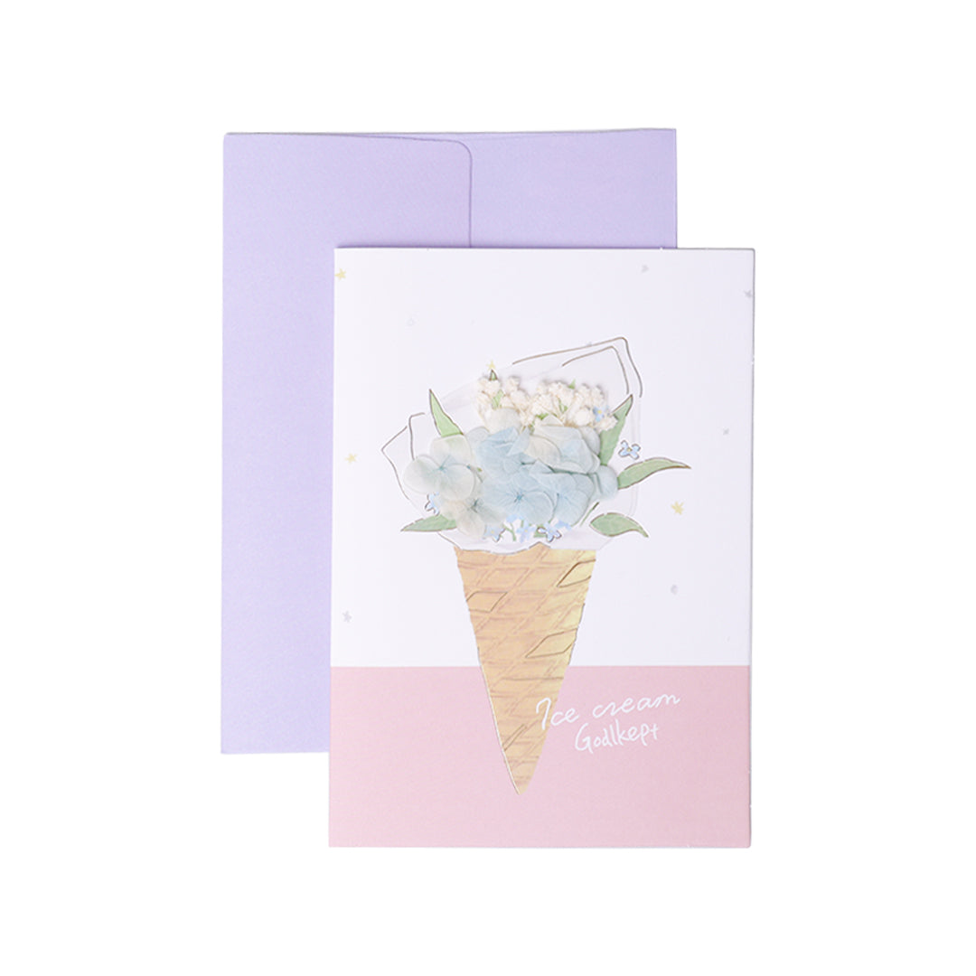 Stroberi Greeting Card Cone