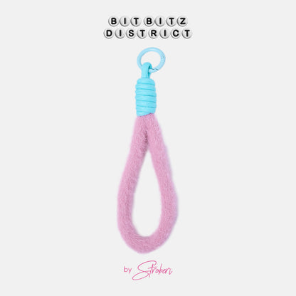 Stroberi Mix Rope Wrist Phone Strap