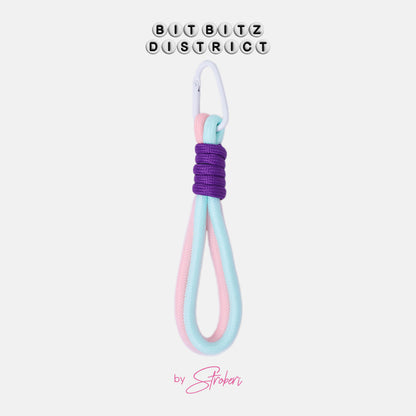 Stroberi Mix Rope Wrist Phone Strap
