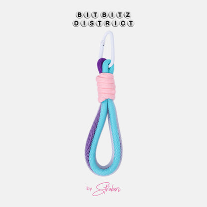 Stroberi Mix Rope Wrist Phone Strap
