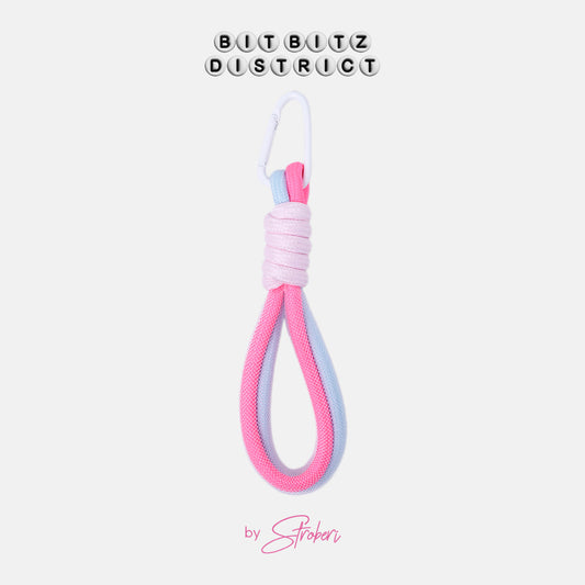 Stroberi Mix Rope Wrist Phone Strap