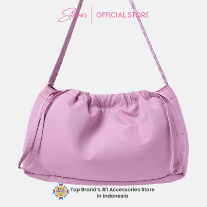 Stroberi Drawstring Sling Bag