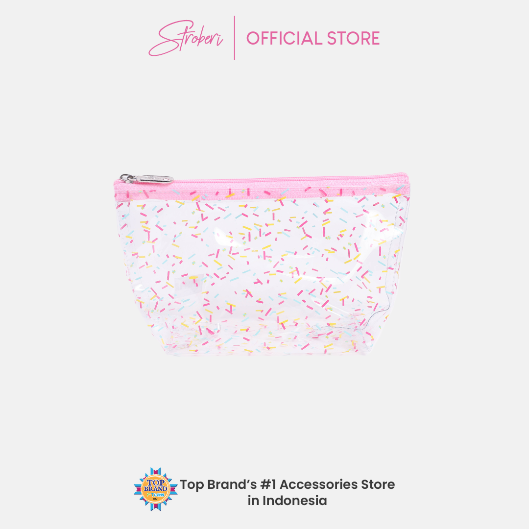 Stroberi Mica Confetti Pouch Series
