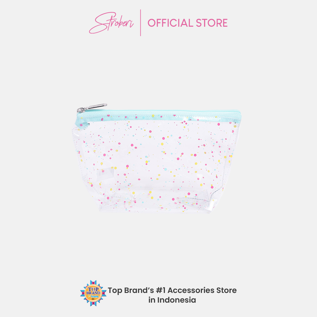 Stroberi Mica Confetti Pouch Series
