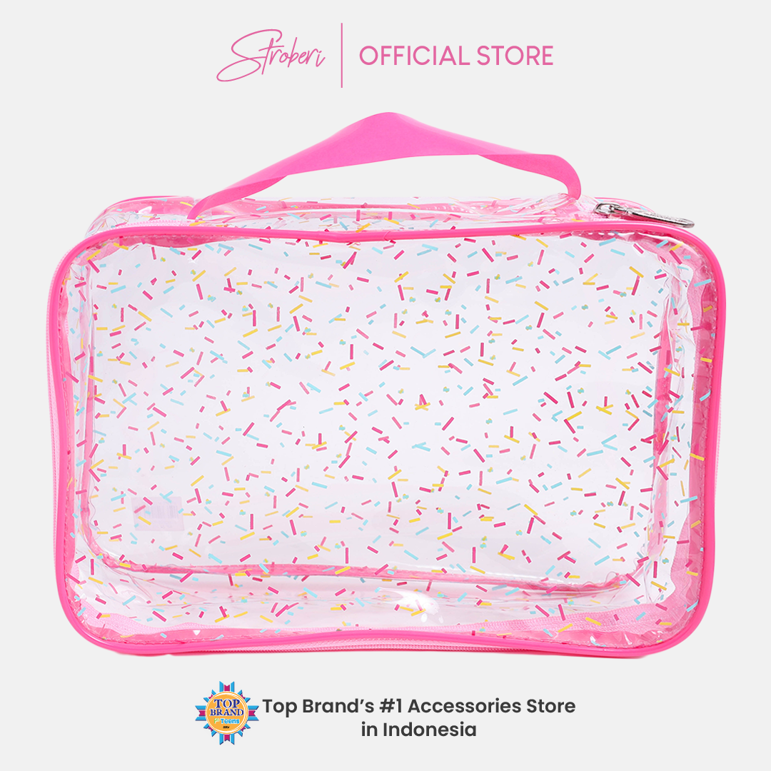Stroberi Mica Confetti Pouch Series