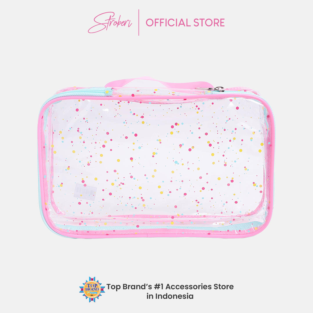 Stroberi Mica Confetti Pouch Series