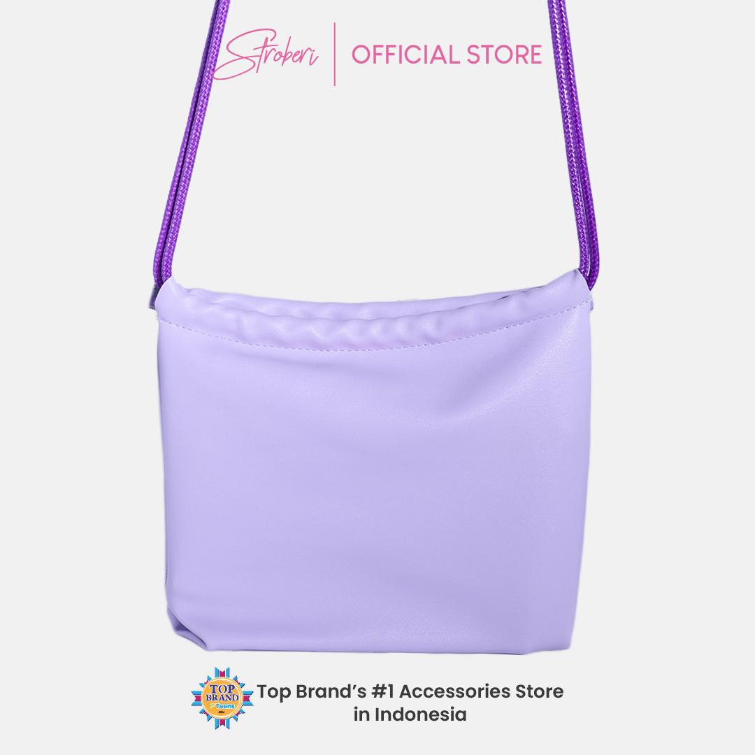 Stroberi Drawstring Sling Bag