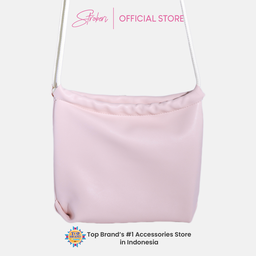 Stroberi Drawstring Sling Bag