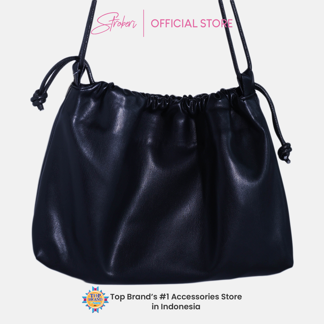 Stroberi Drawstring Sling Bag