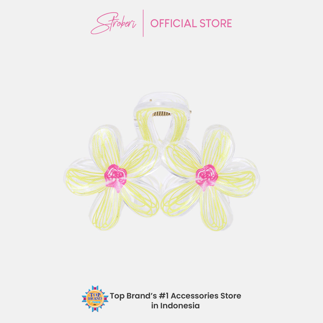 Stroberi Flower Color Hair Clip
