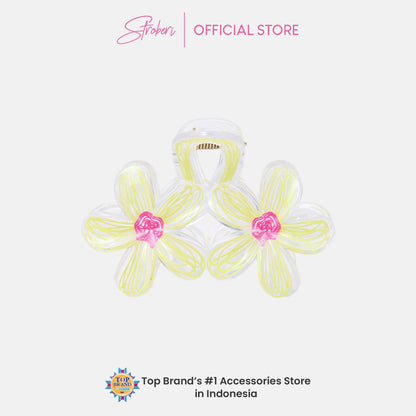 Stroberi Flower Color Hair Clip