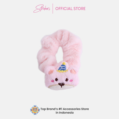 Stroberi Fur Character Hair Tie
