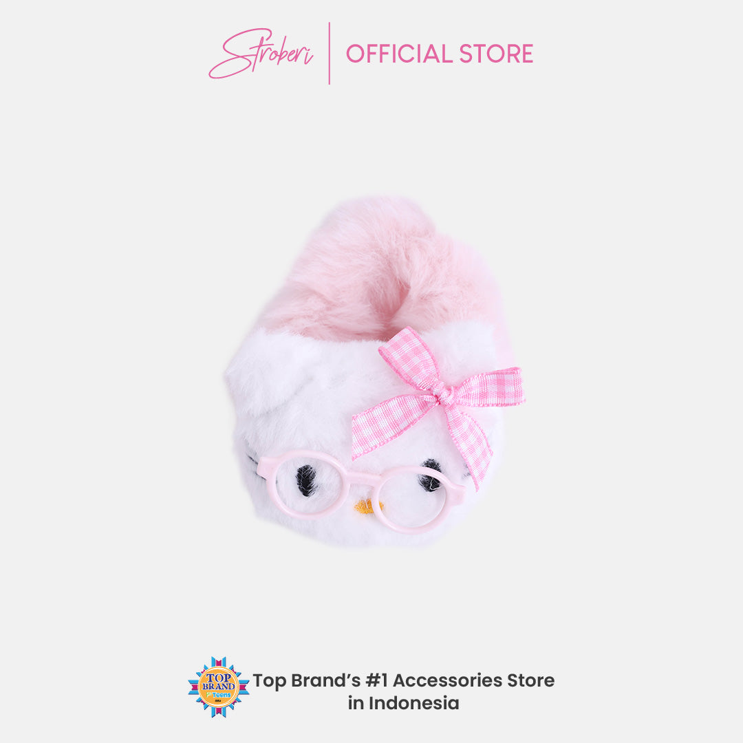 Stroberi Fur Character Hair Tie