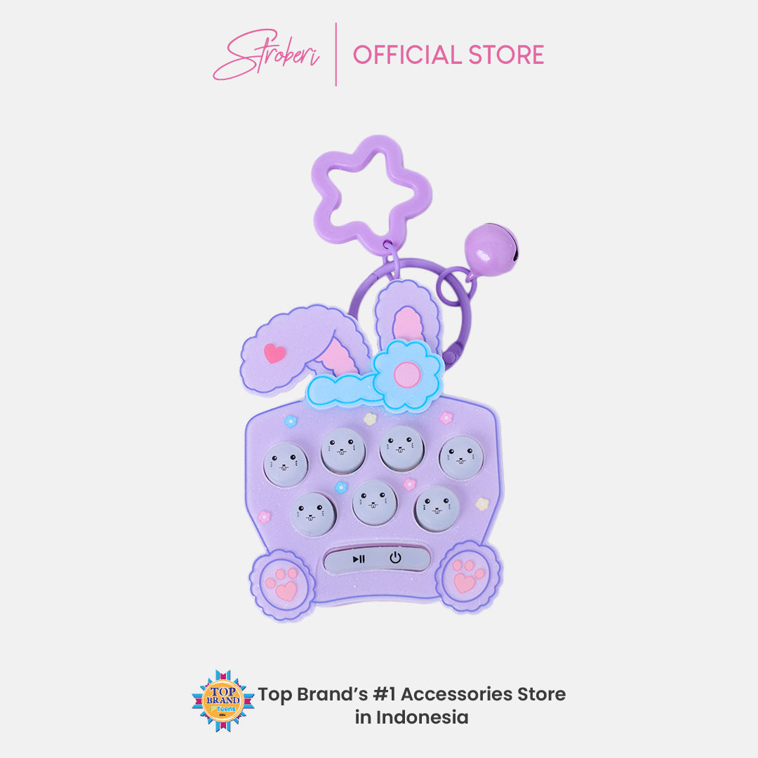 Stroberi Whack A Mole Keychain