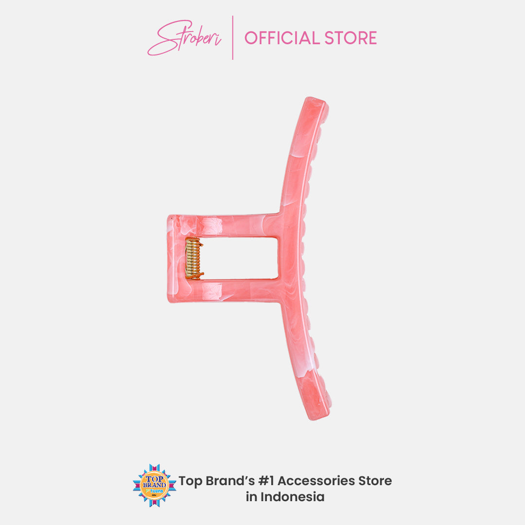 Stroberi Marble Hair Clip Series