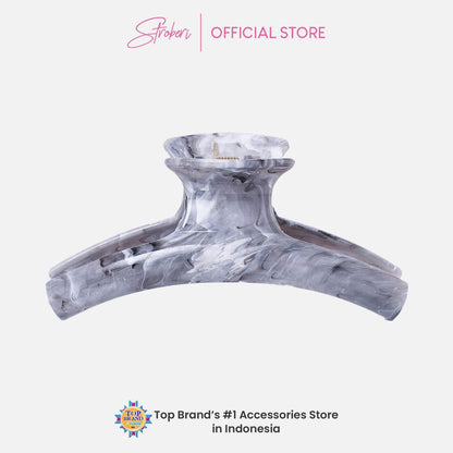 Stroberi Marble Shape Hair Clip