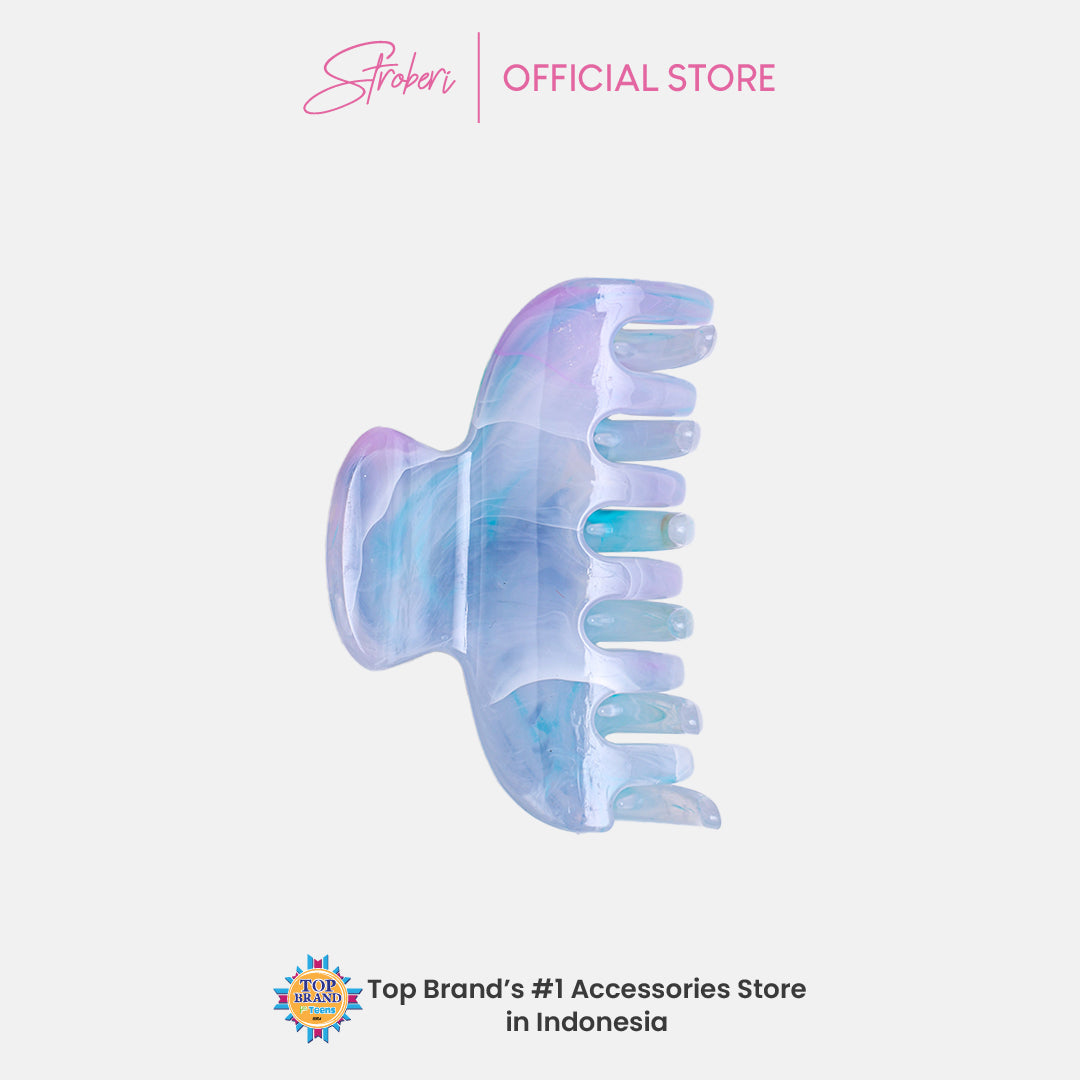 Stroberi Marble Shape Hair Clip