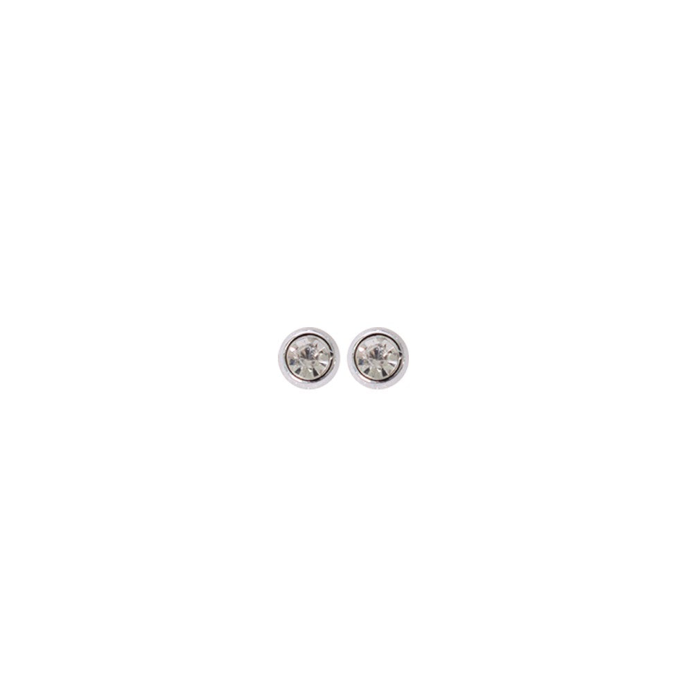 Stroberi Rhinestone Stud Earring- 2