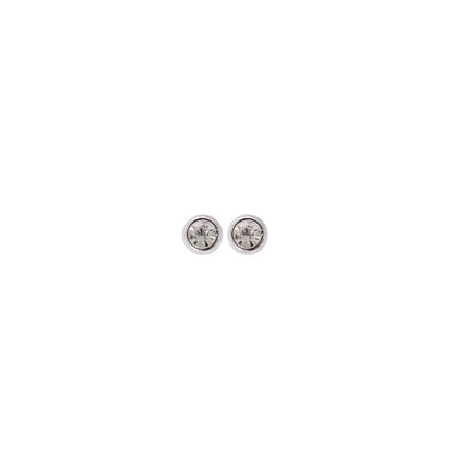 Stroberi Rhinestone Stud Earring- 2