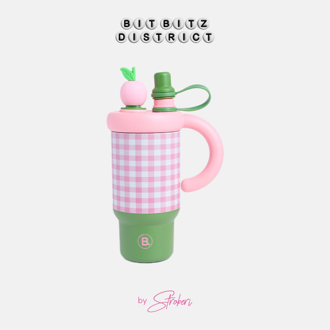 Stroberi Plain & Square Tumbler