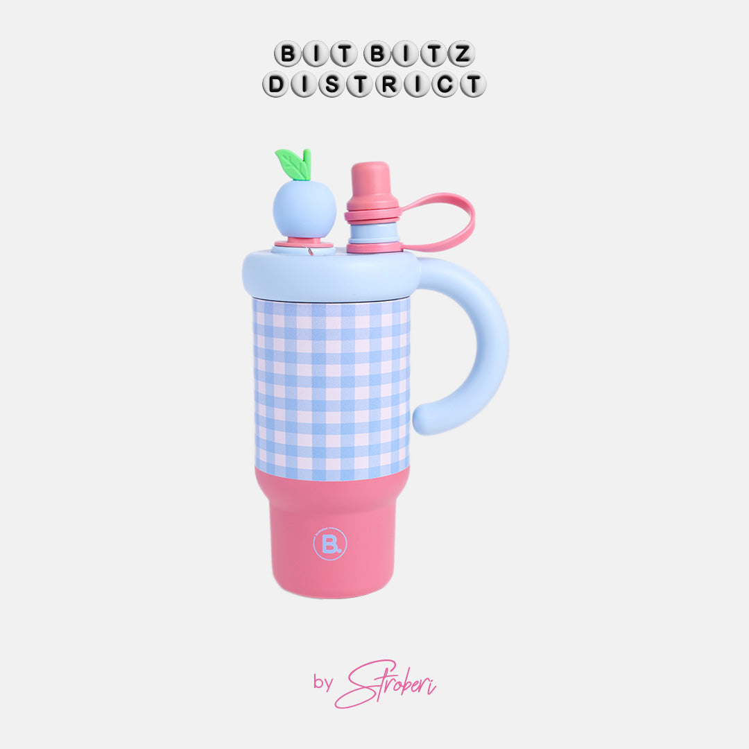 Stroberi Plain & Square Tumbler