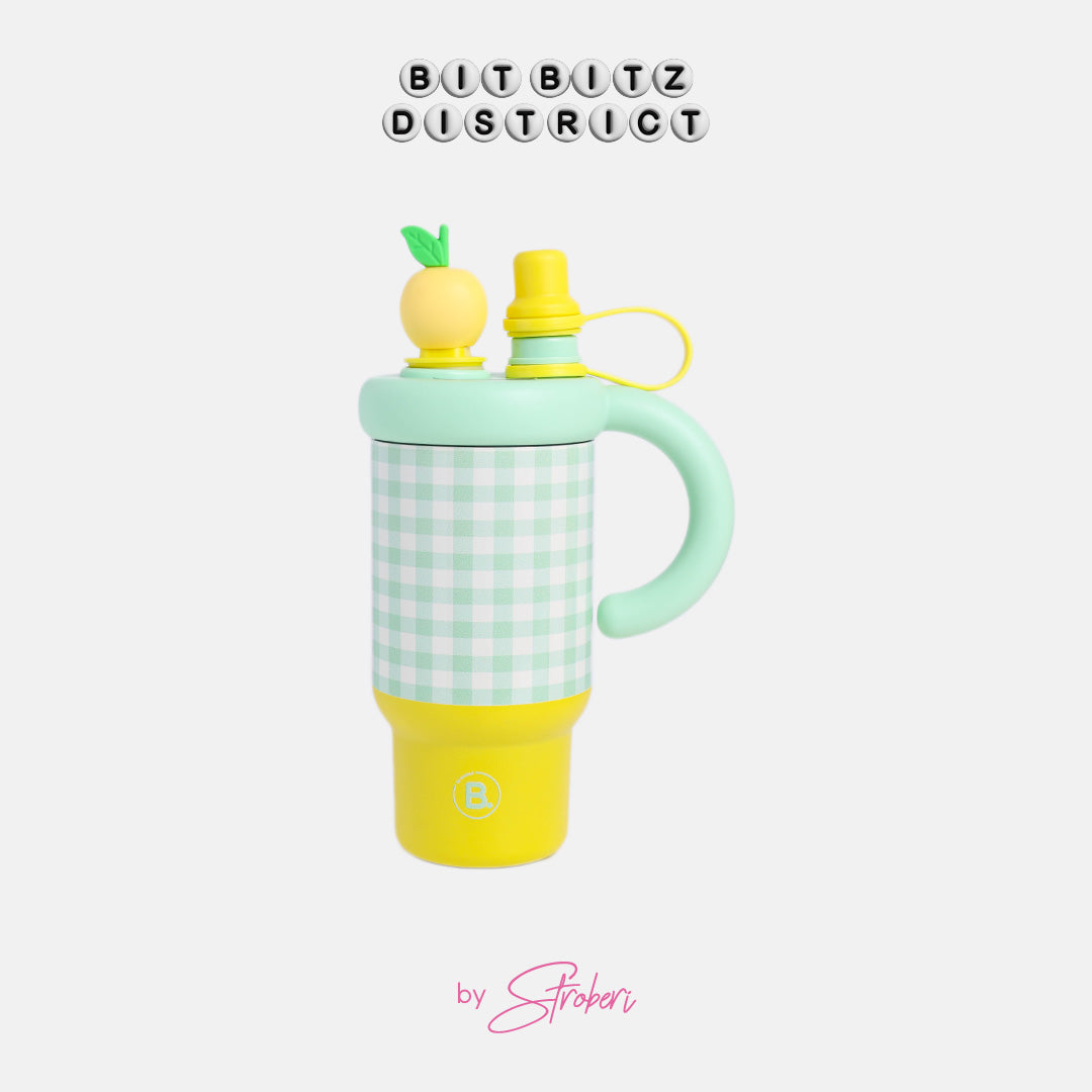 Stroberi Plain & Square Tumbler