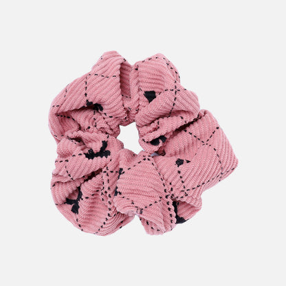 Stroberi Scrunchie Corduroy Hair Tie