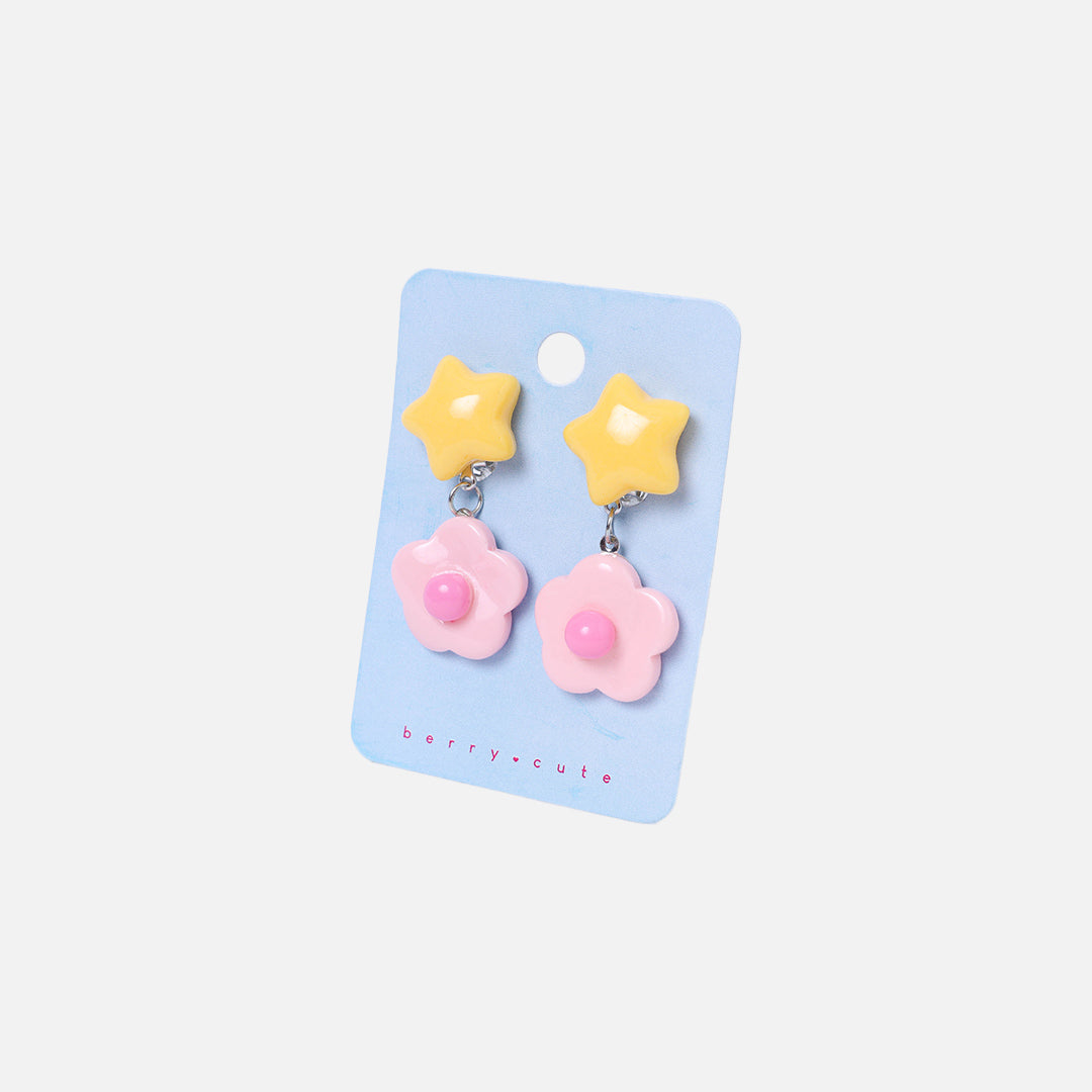Stroberi Mix Shapes Hanging Earring