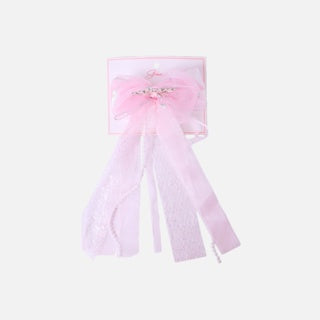 Stroberi Bow Tulle Kids Hair Clip