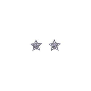 Stroberi Rhinestone Stud Earring- 1