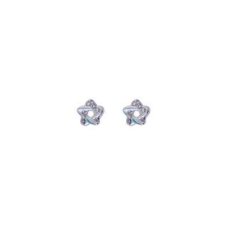 Stroberi Rhinestone Stud Earring- 1