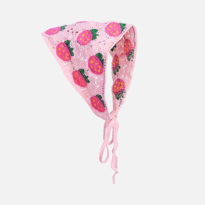 Stroberi Crochet Bandana Series