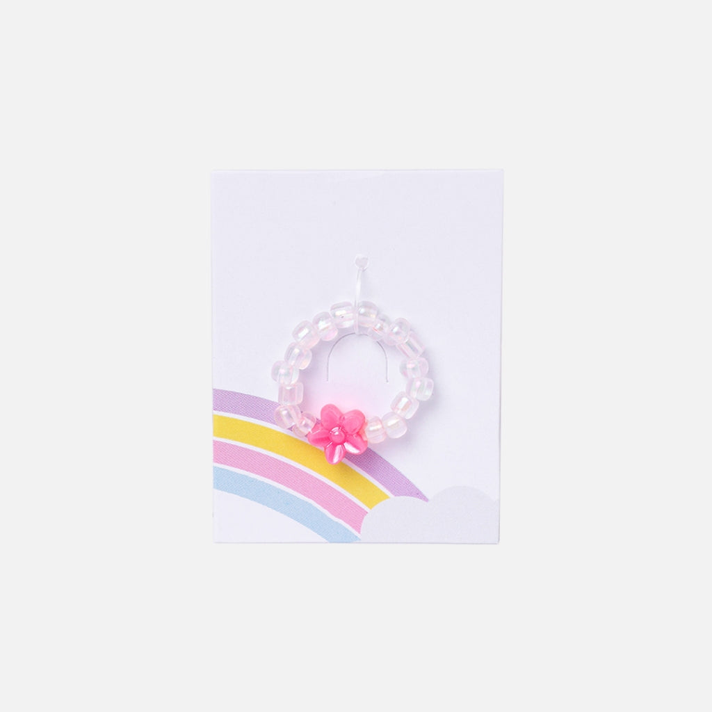 Stroberi Beads Mix Ring -5 Mini Flower