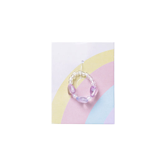 Stroberi Beads Mix Rings - 2 Love