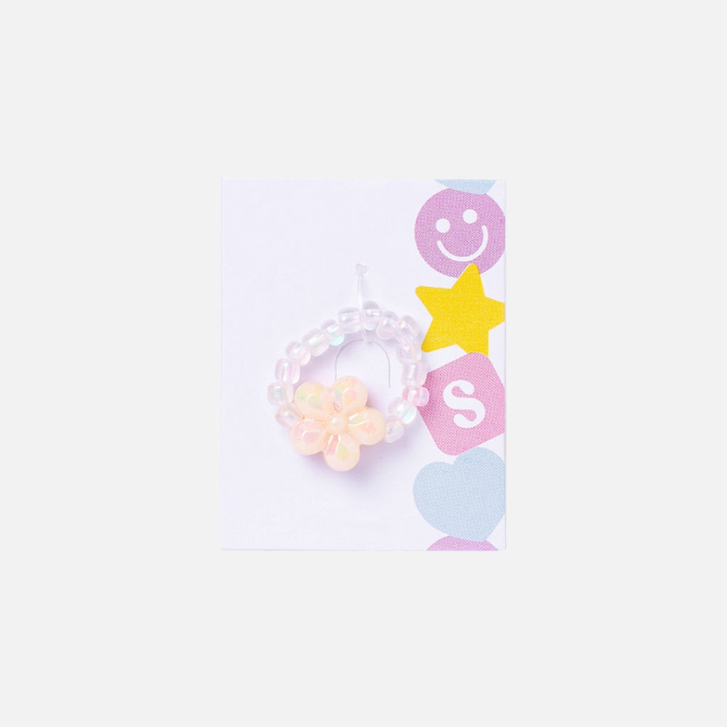 Stroberi Beads Mix Rings - 4 Flower