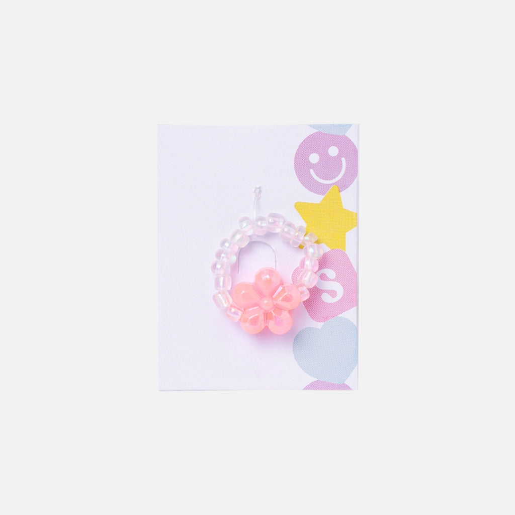Stroberi Beads Mix Rings - 4 Flower