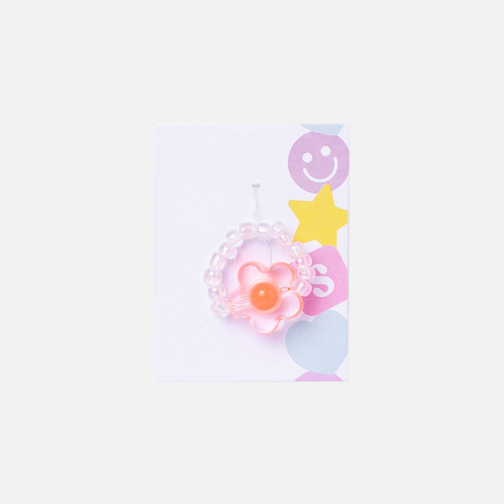 Stroberi Beads Mix Rings - 4 Flower
