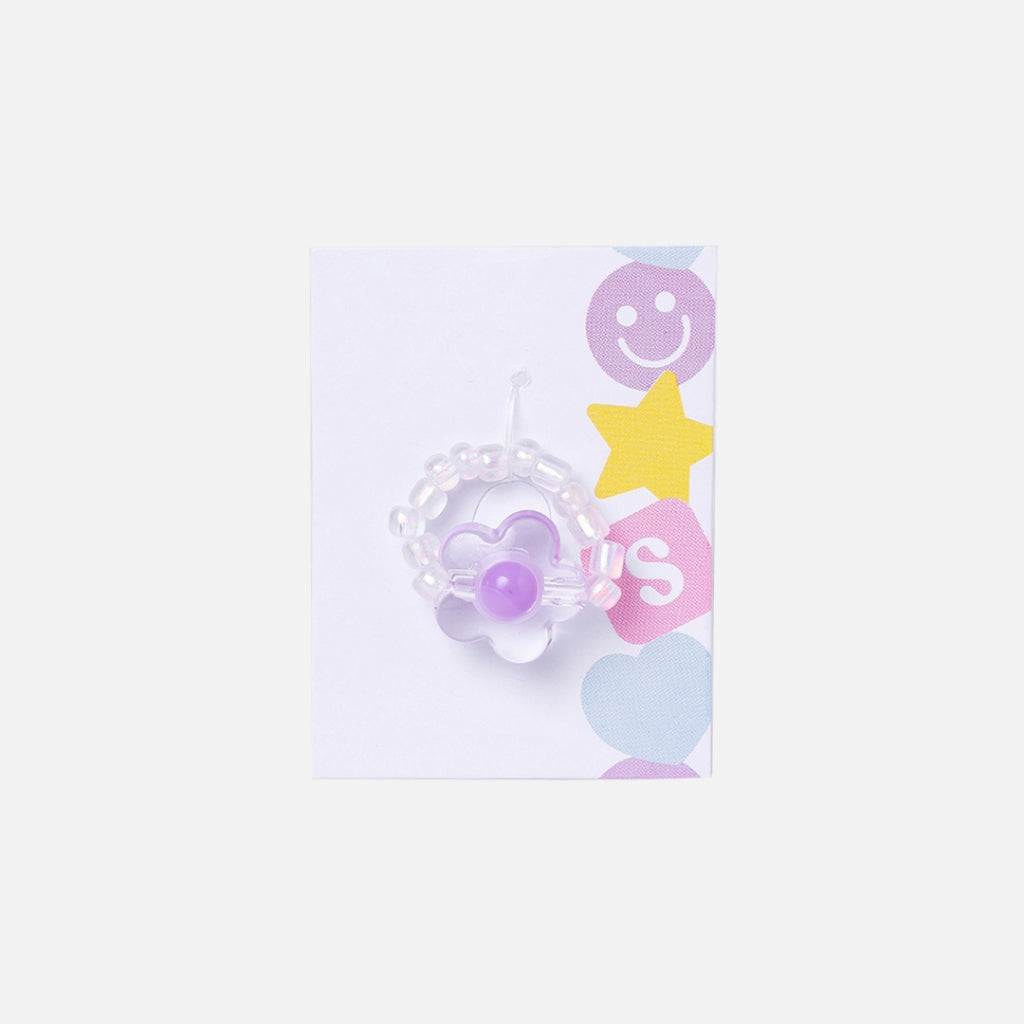 Stroberi Beads Mix Rings - 4 Flower