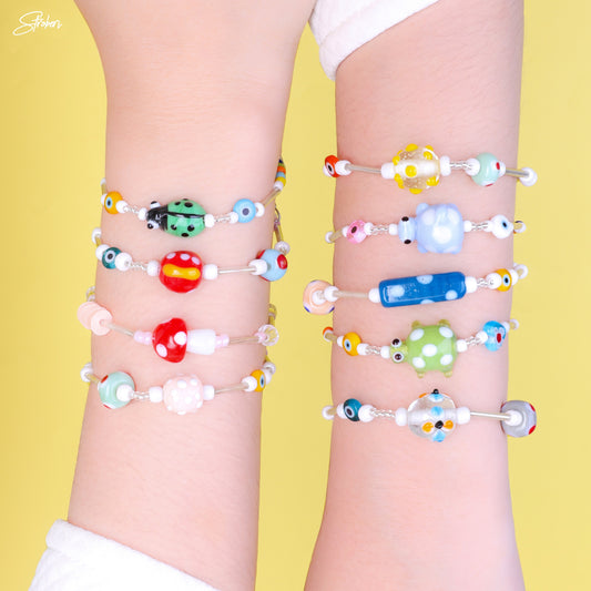 Stroberi Colorful Bracelet Beads Mix - 4