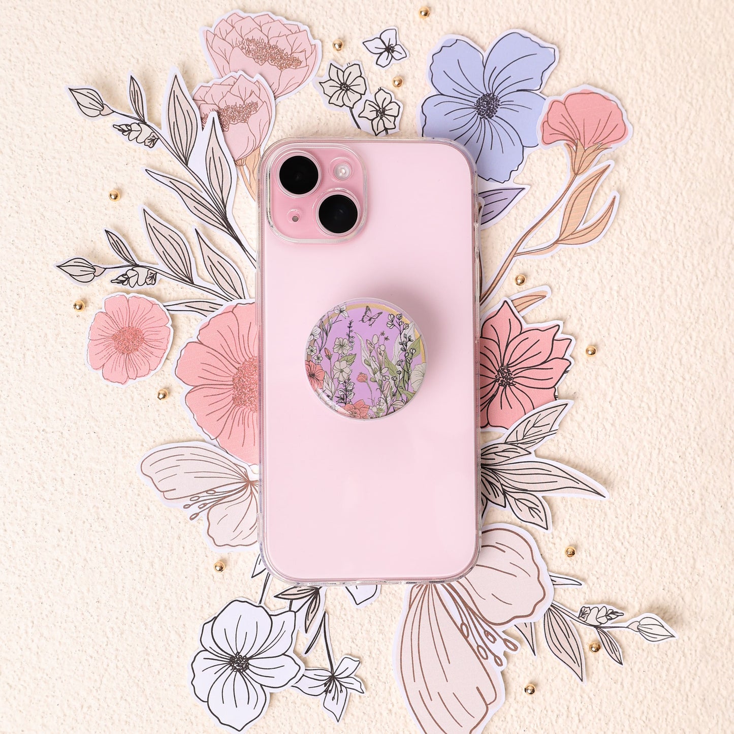 Stroberi Flower Popsocket Series