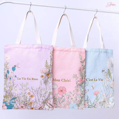 Stroberi Flower Series Tote Bag