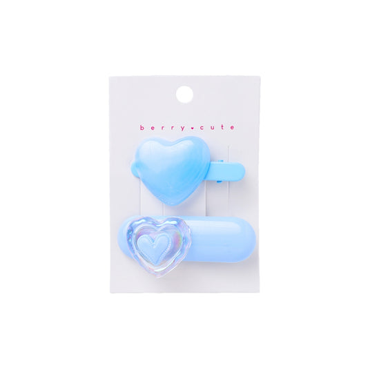Stroberi List Love Hair Clip Set