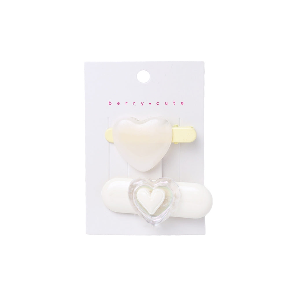 Stroberi List Love Hair Clip Set