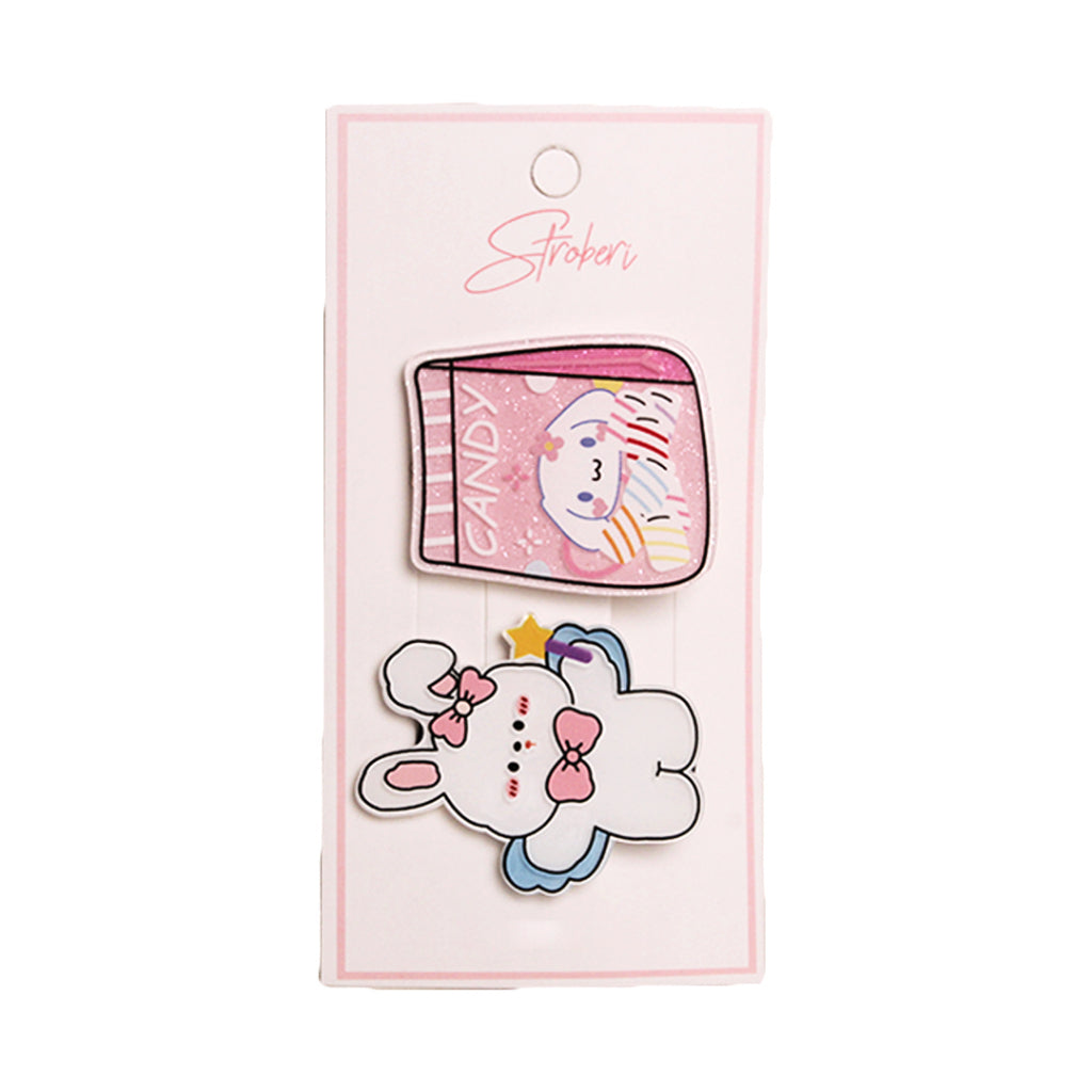 Stroberi Mix Cartoon Acrylic Hair Clip