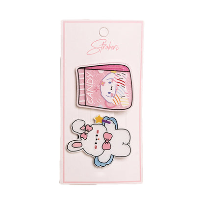 Stroberi Mix Cartoon Acrylic Hair Clip